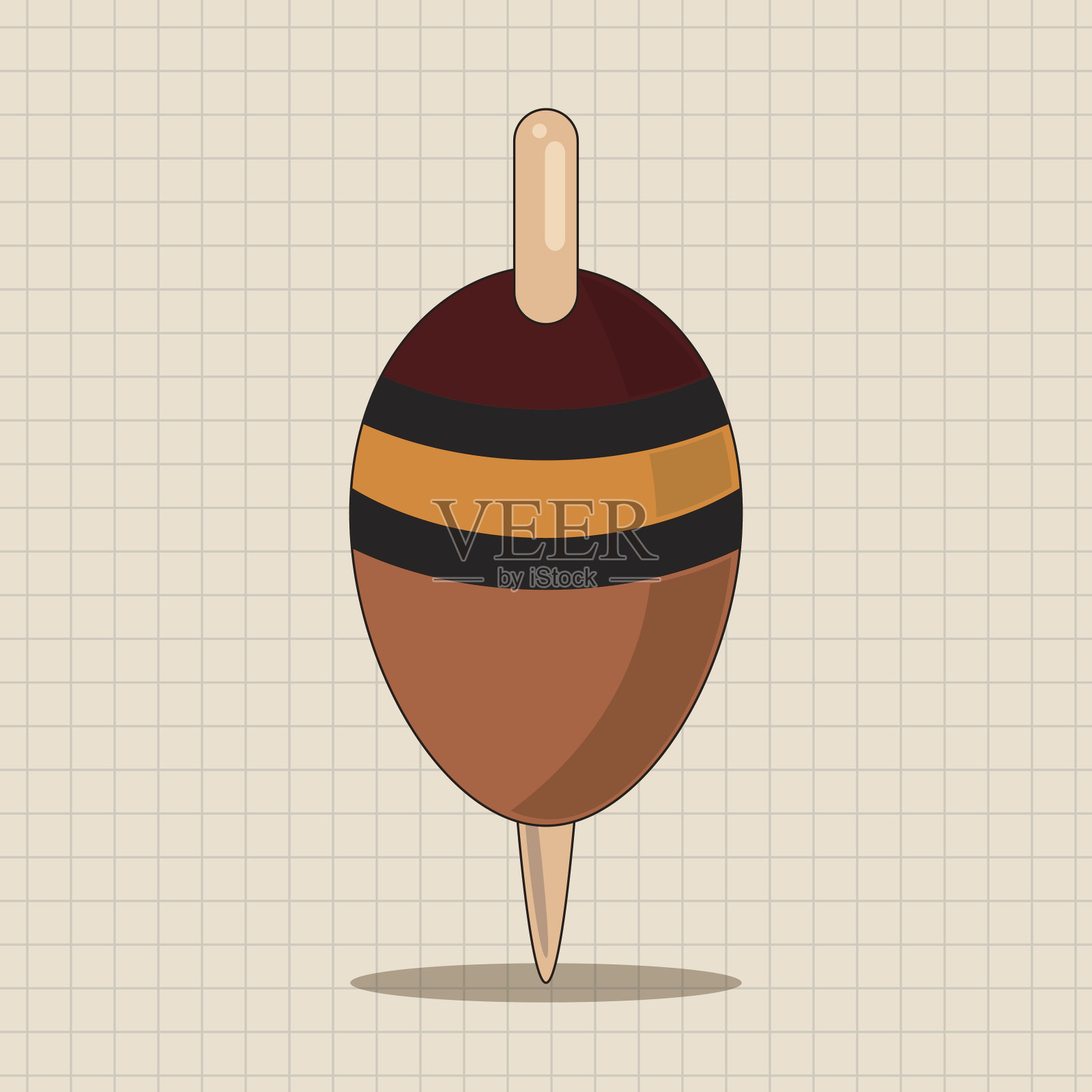 鱼饵主题元素插画图片素材