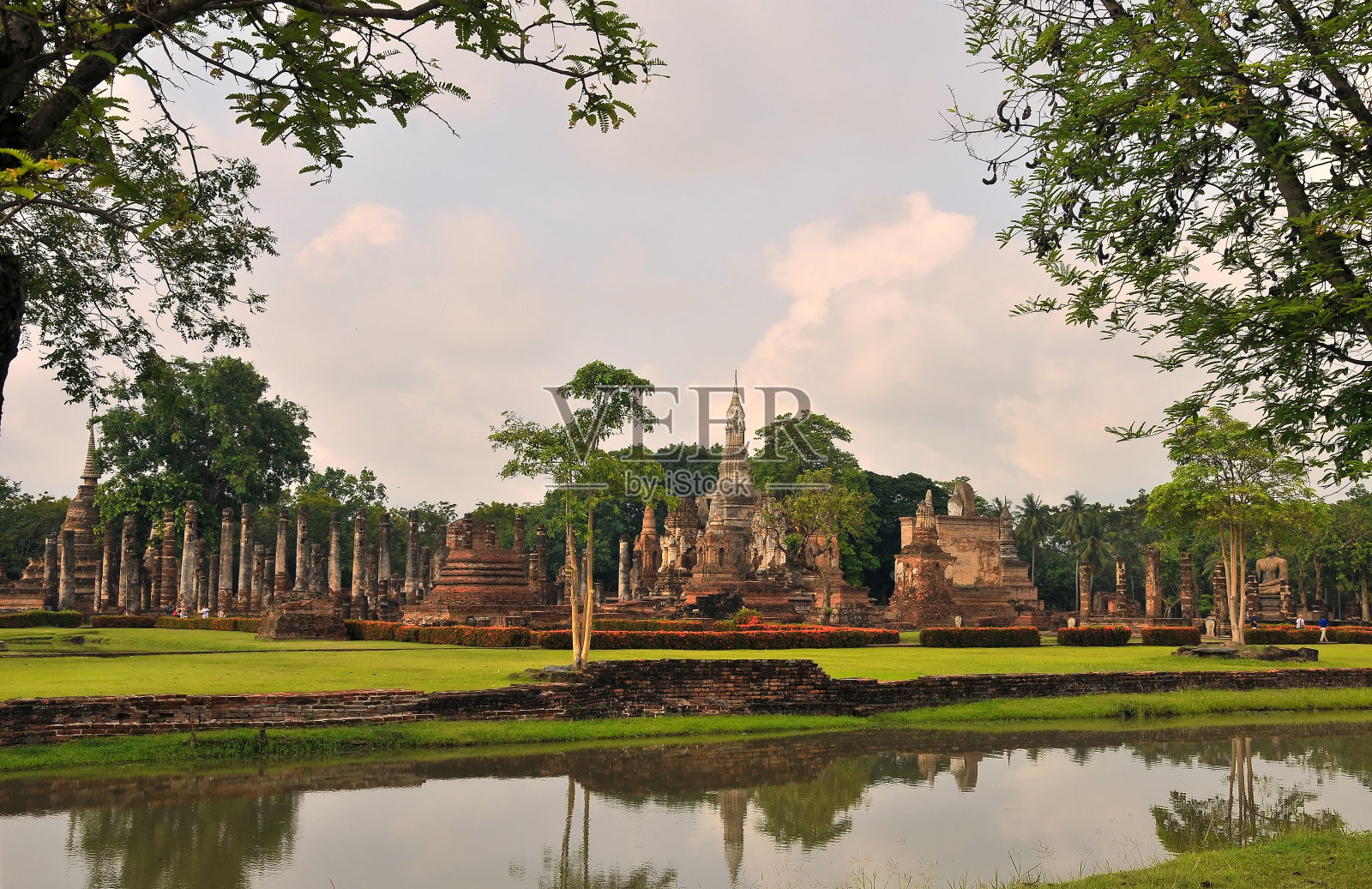 素可泰历史公园，素可泰镇，泰国照片摄影图片