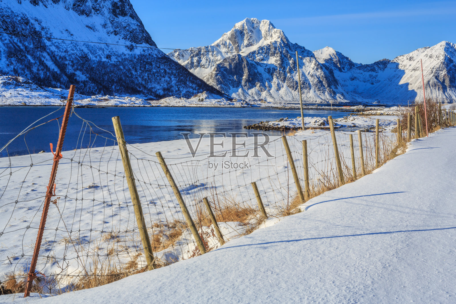 挪威的风景和海景照片摄影图片