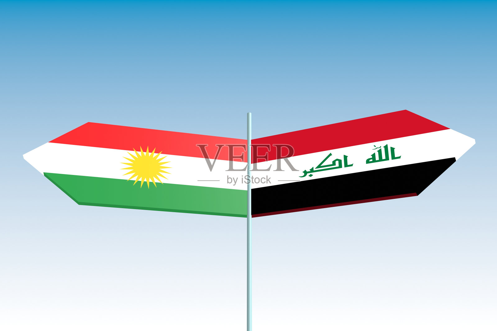 伊拉克与库尔德斯坦的政治关系照片摄影图片