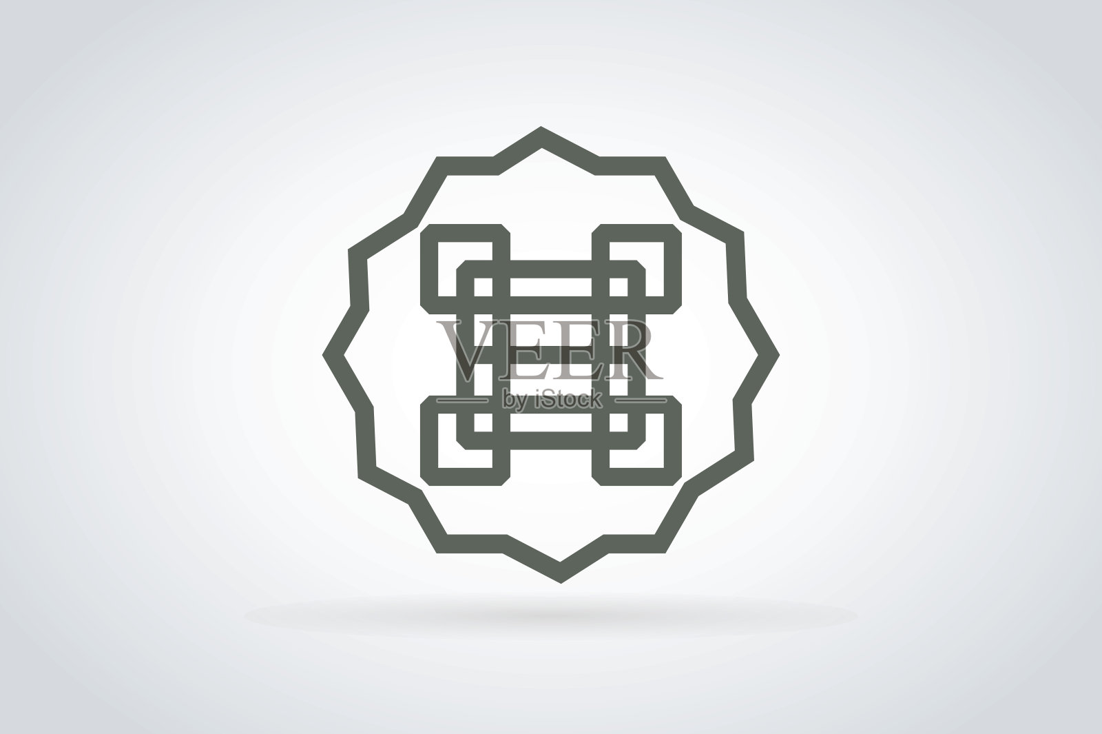 皇家向量抽象字母模板图标图标素材