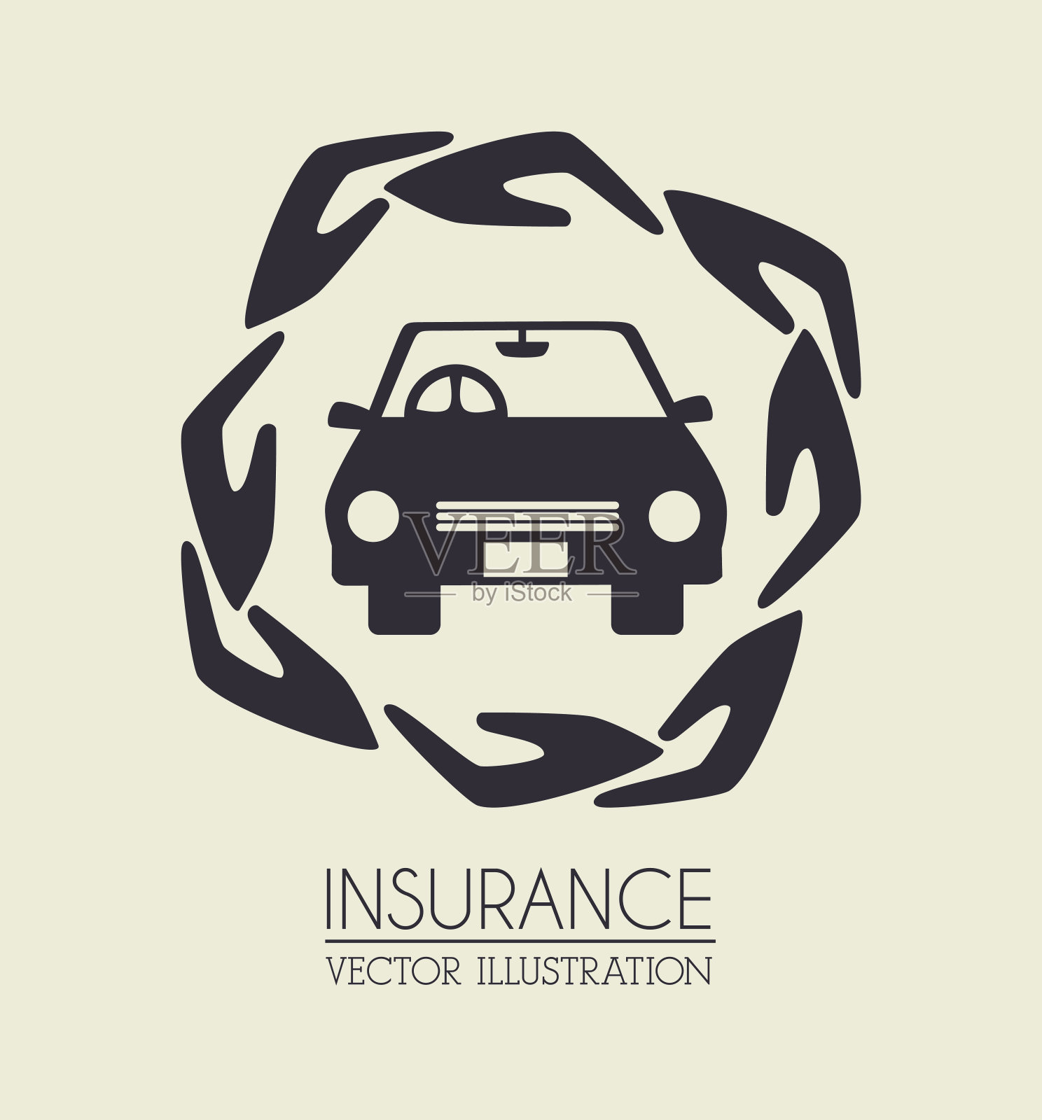 保险设计插画图片素材