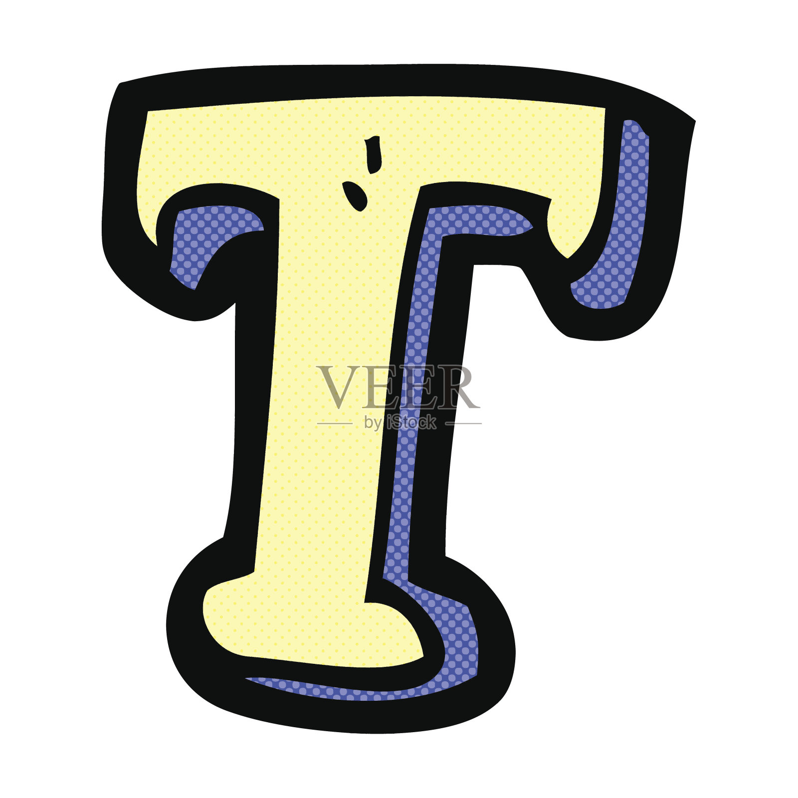 卡通字母T设计元素图片