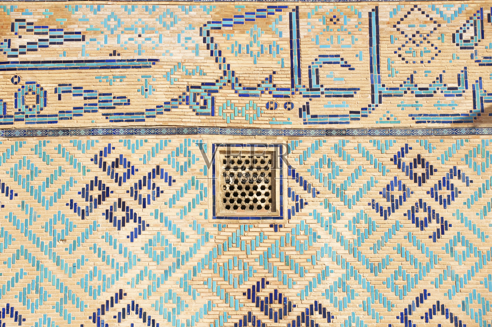 哈萨克斯坦土耳其土耳其霍贾·艾哈迈德·雅萨维的陵墓。照片摄影图片