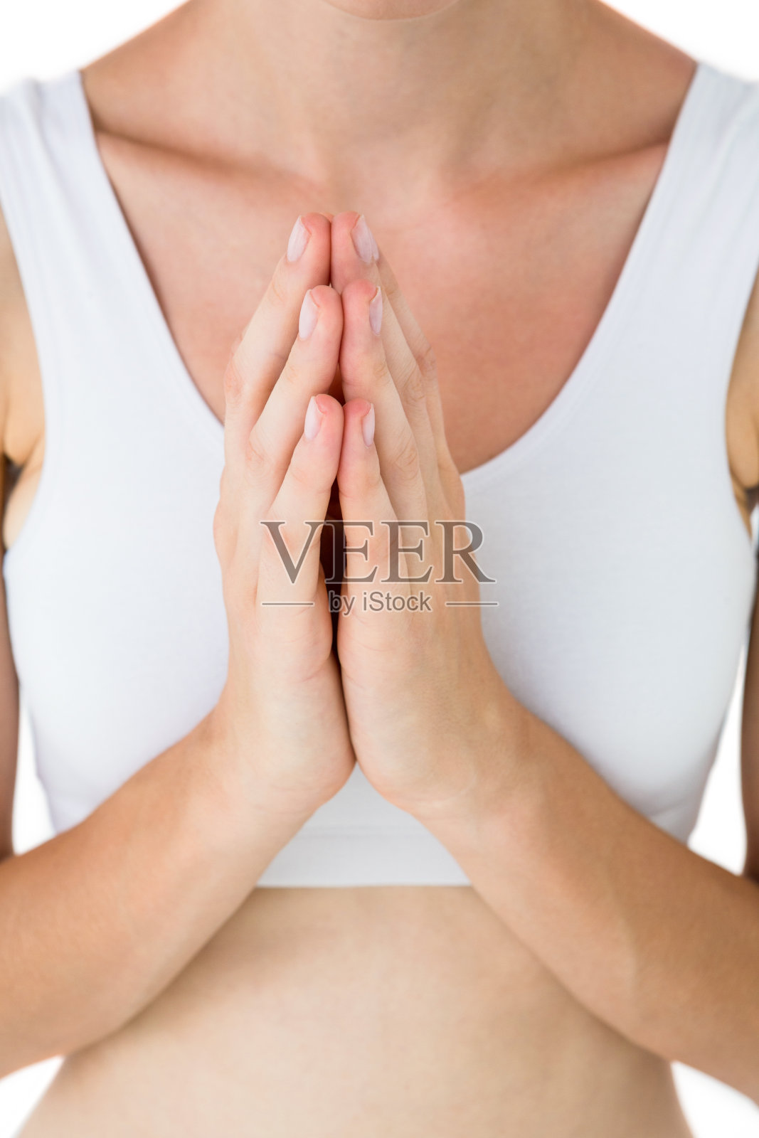 适合女人祈祷照片摄影图片