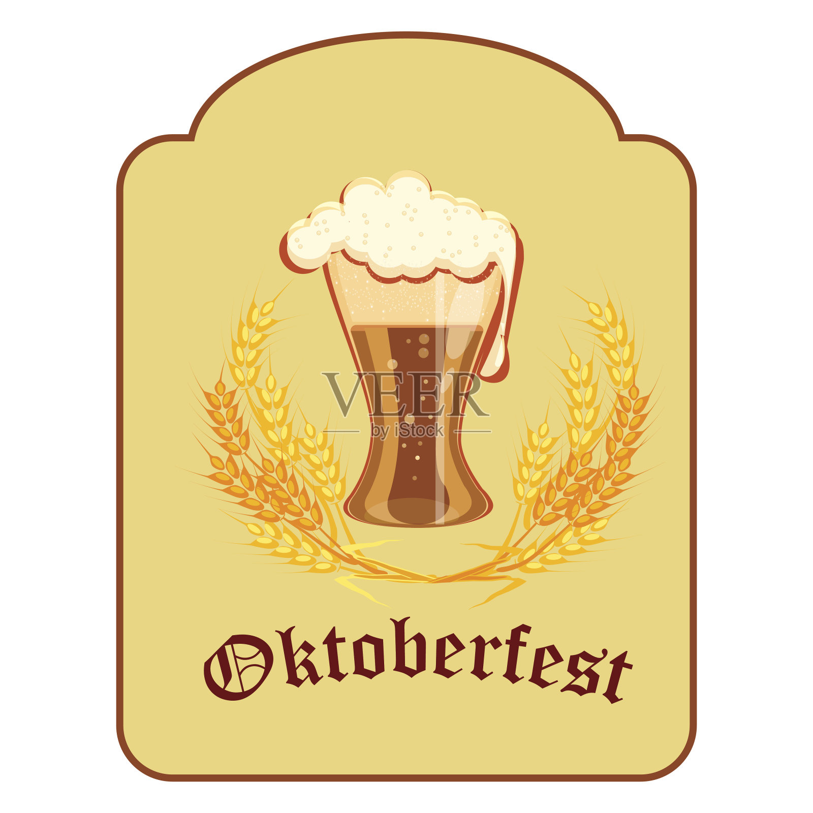 复古复古的面包房徽章和标签的收集插画图片素材