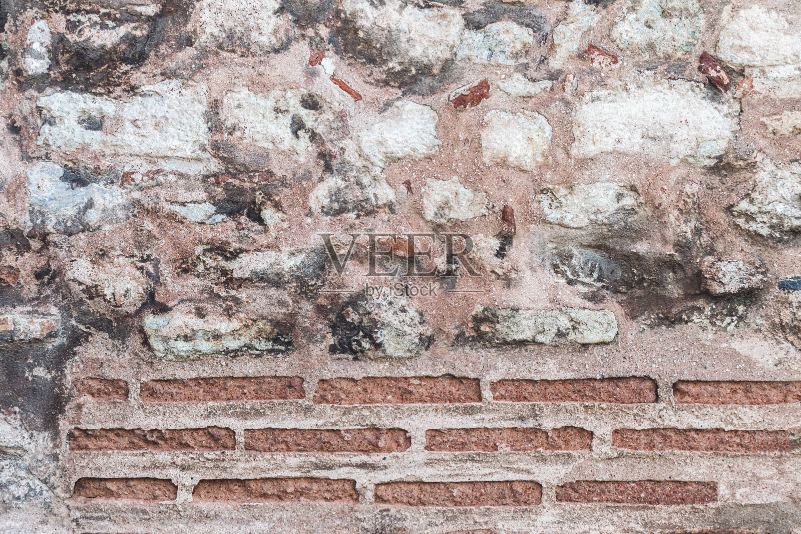 石头和砖古老的墙壁纹理照片摄影图片