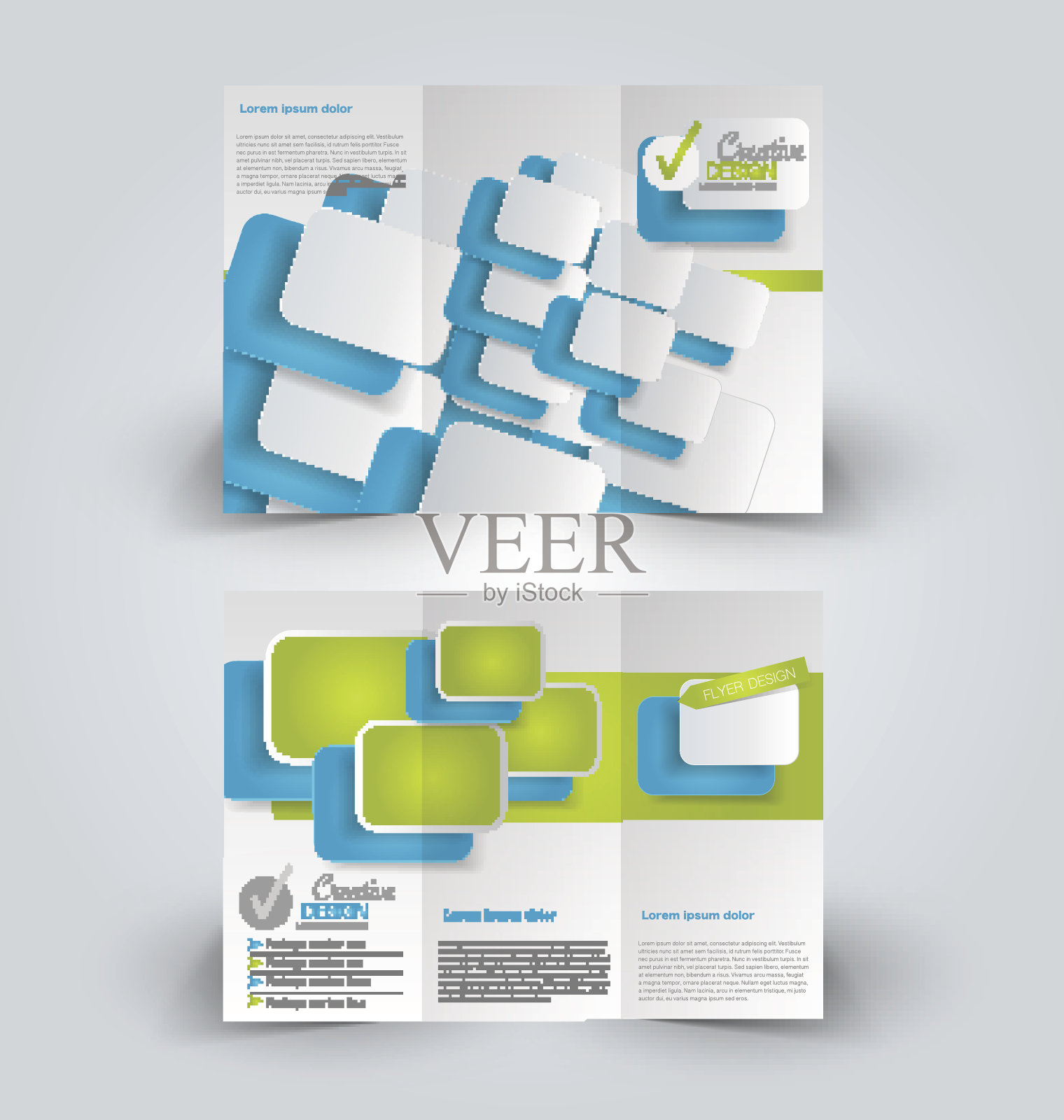 宣传册模拟设计模板的业务设计模板素材