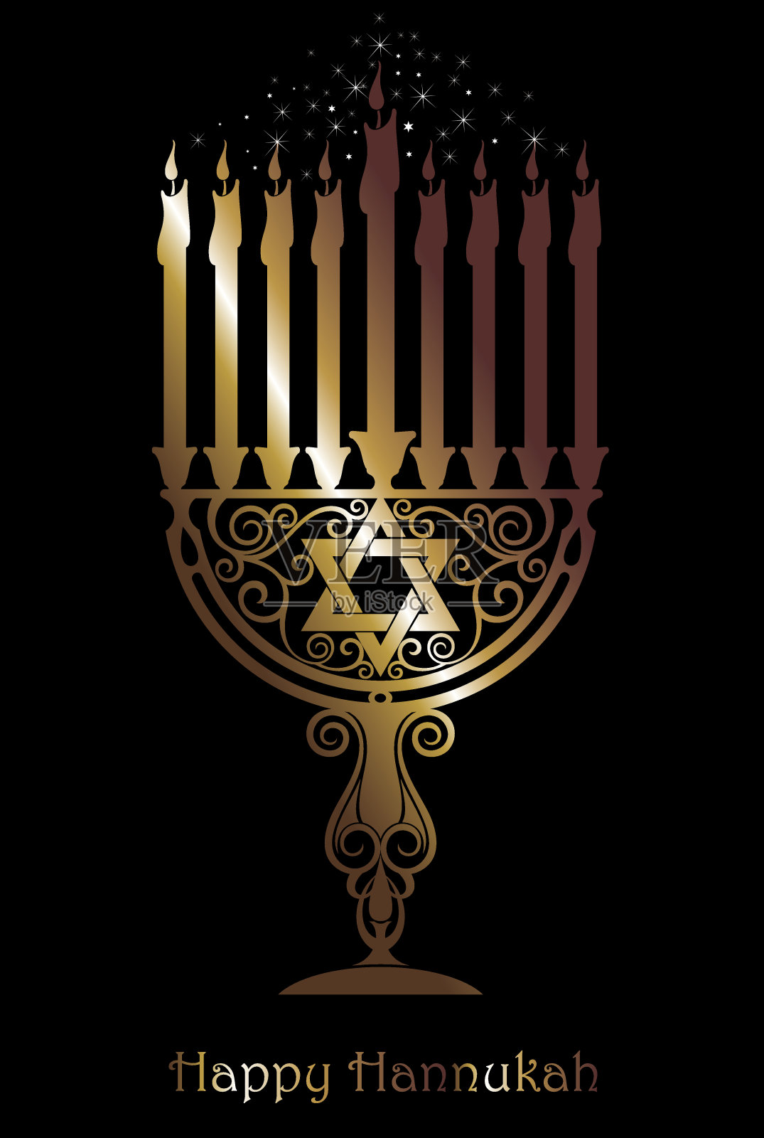 Hannukah标志符号插画图片素材