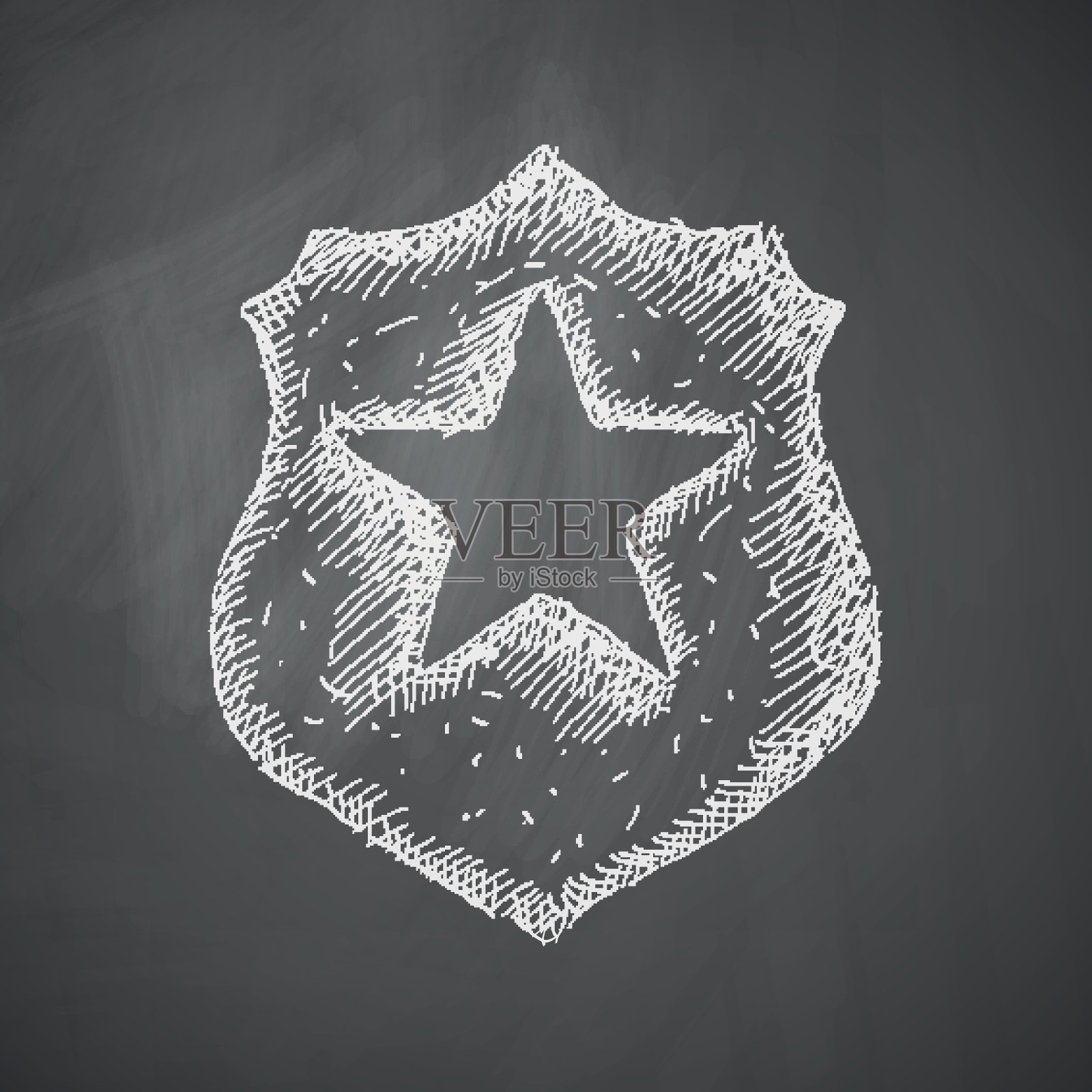 警察徽章图标设计元素图片