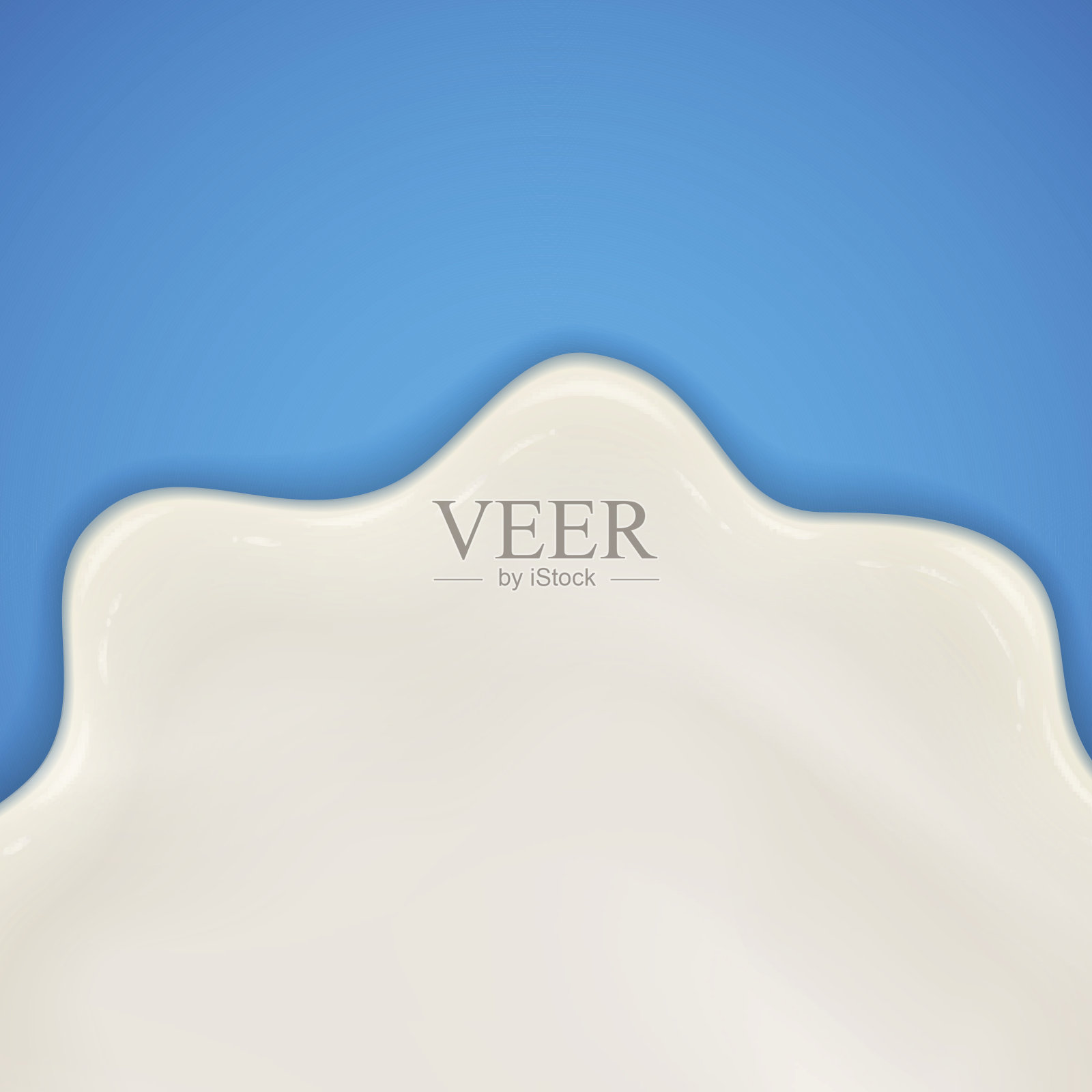 新鲜美味的矢量酸奶插图设计元素图片