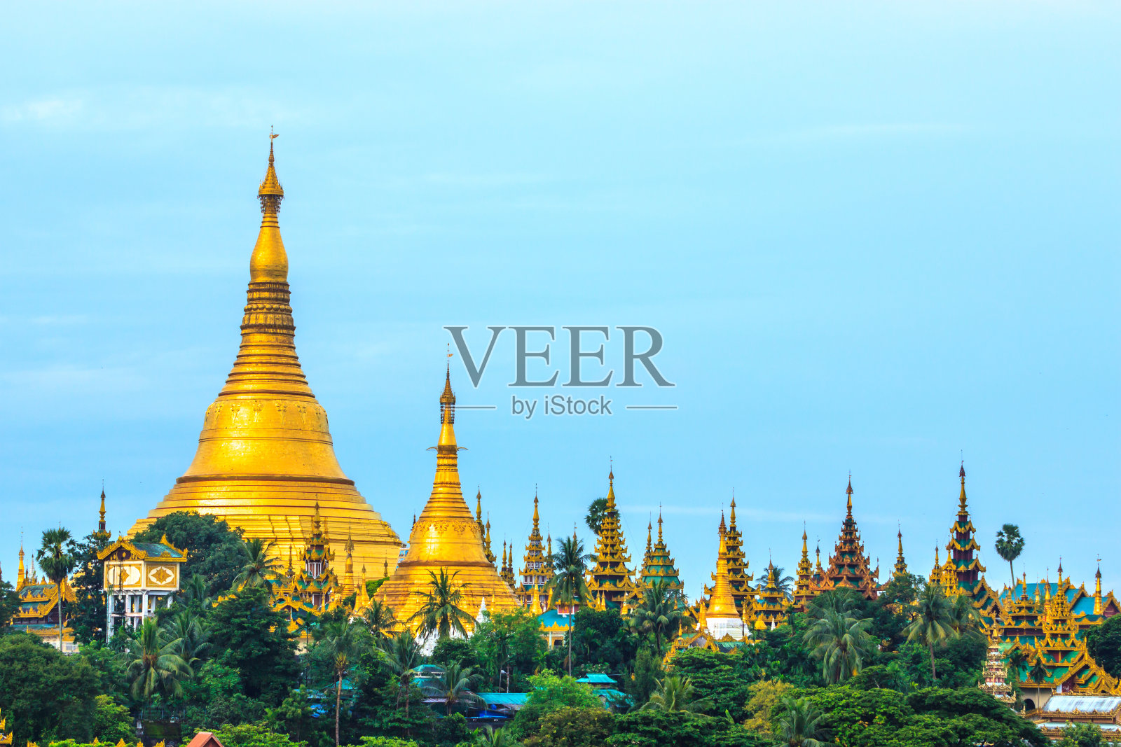 什韦达贡帕亚宝塔缅甸照片摄影图片