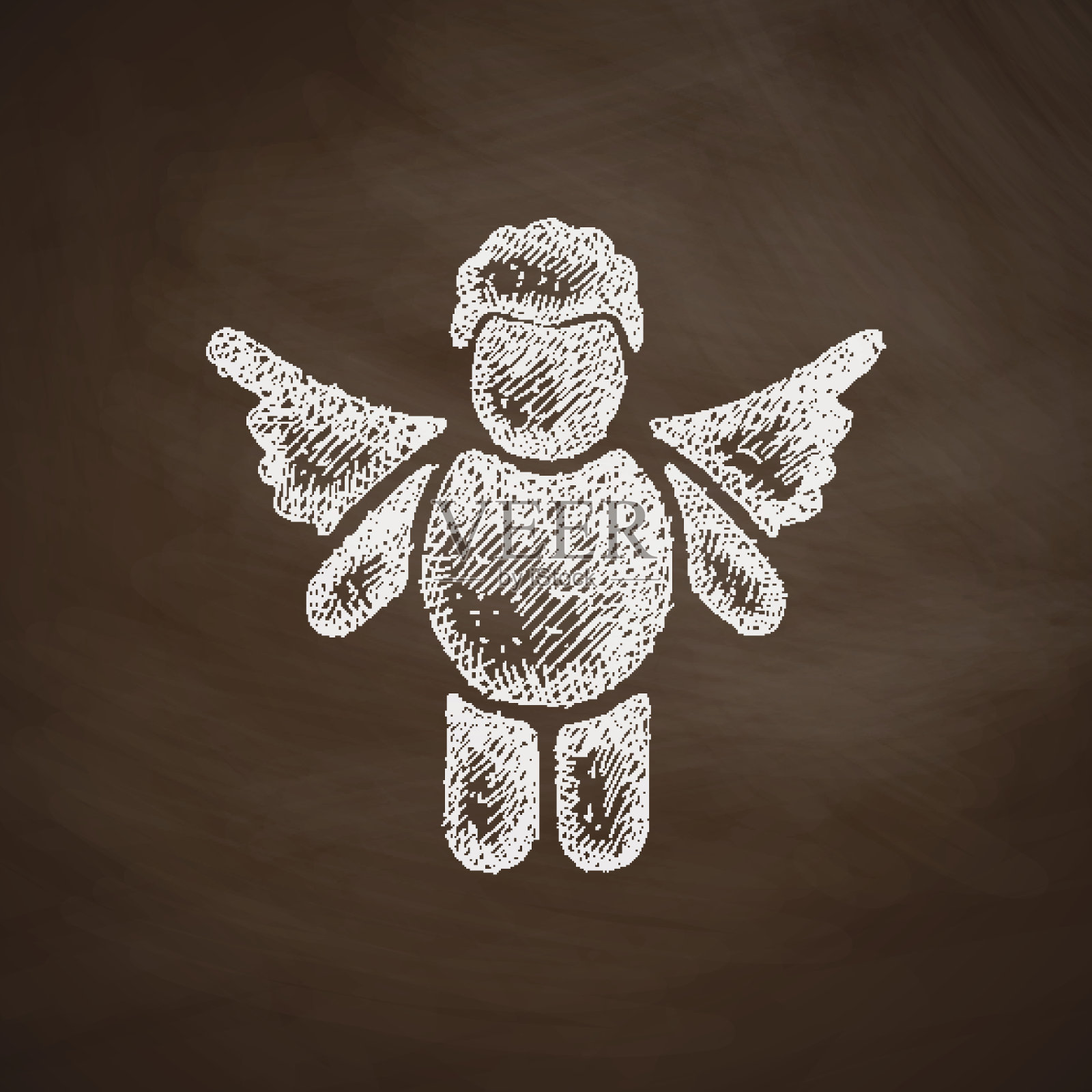 天使的图标插画图片素材