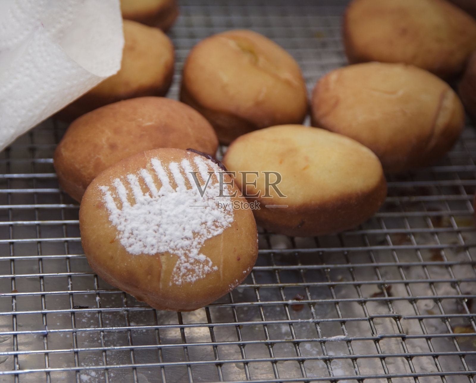 sufganyot Channukah donuts . sufganyot是Channukah donuts照片摄影图片