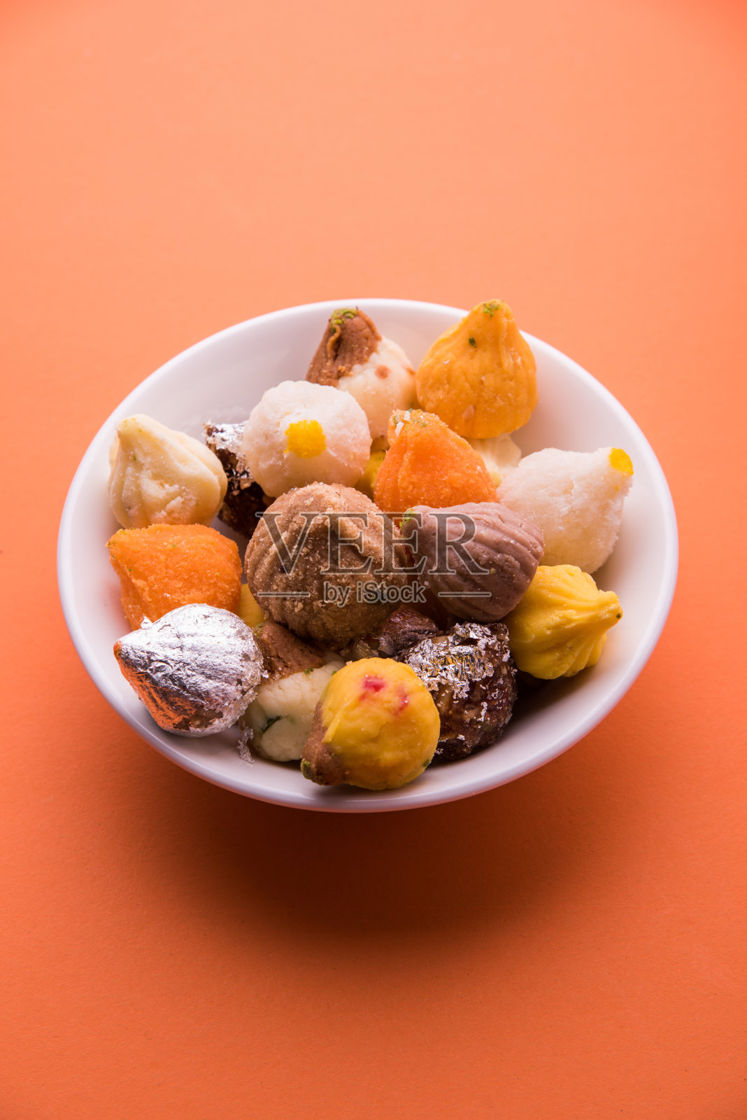 印度甘尼萨最喜爱的莫达克甜品照片摄影图片