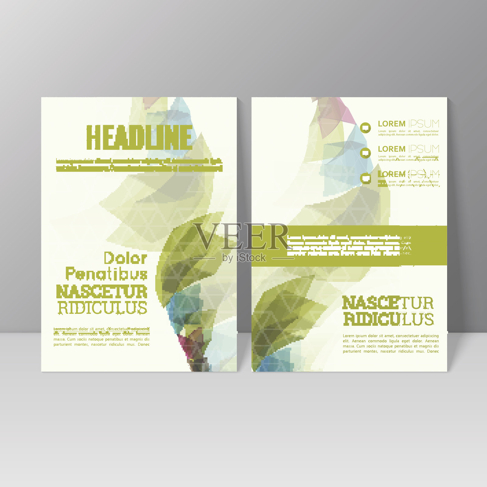 矢量宣传册模板设计设计模板素材