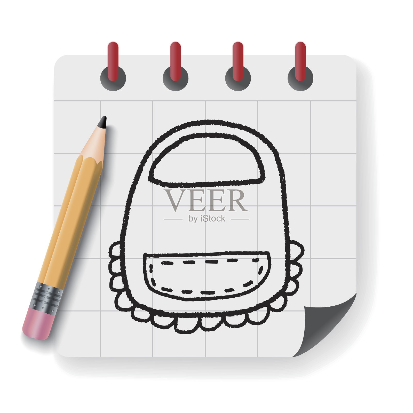 嘟嘟的婴儿围裙设计元素图片