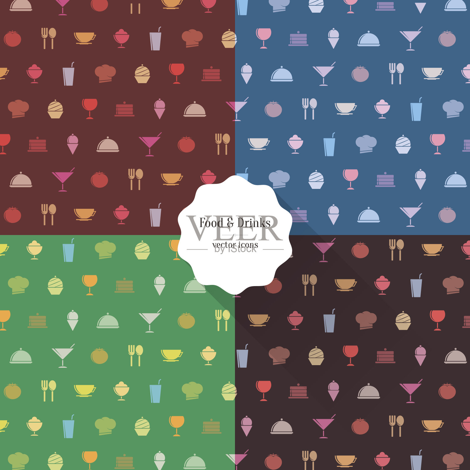 食物和饮料图标插画图片素材