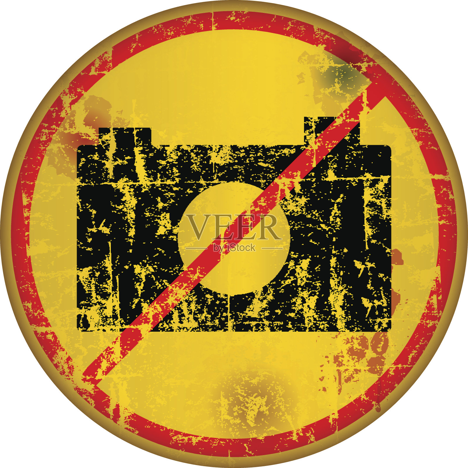 没有摄像头，没有照片，没有警告标志设计元素图片