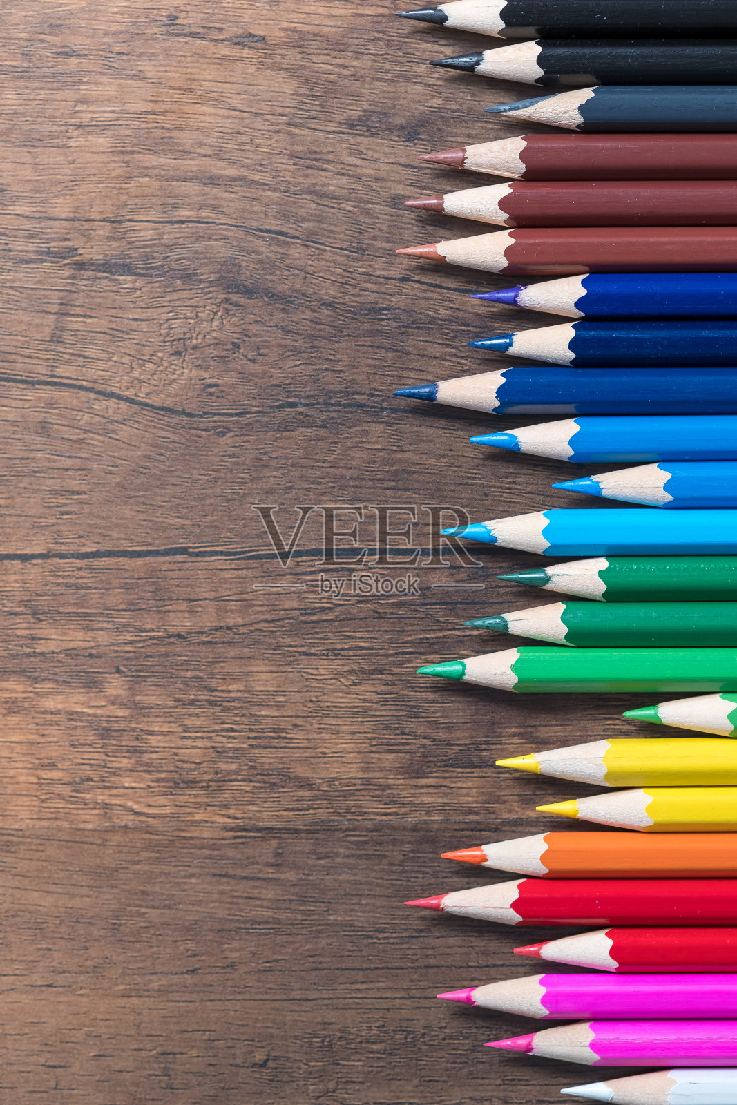 彩色铅笔照片摄影图片