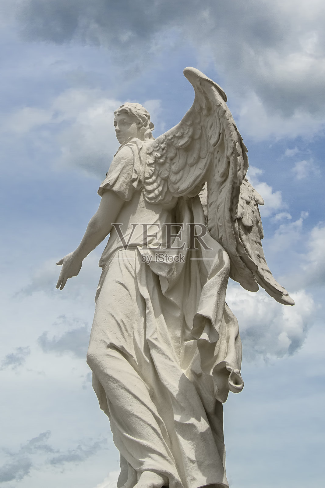 石头天使照片摄影图片