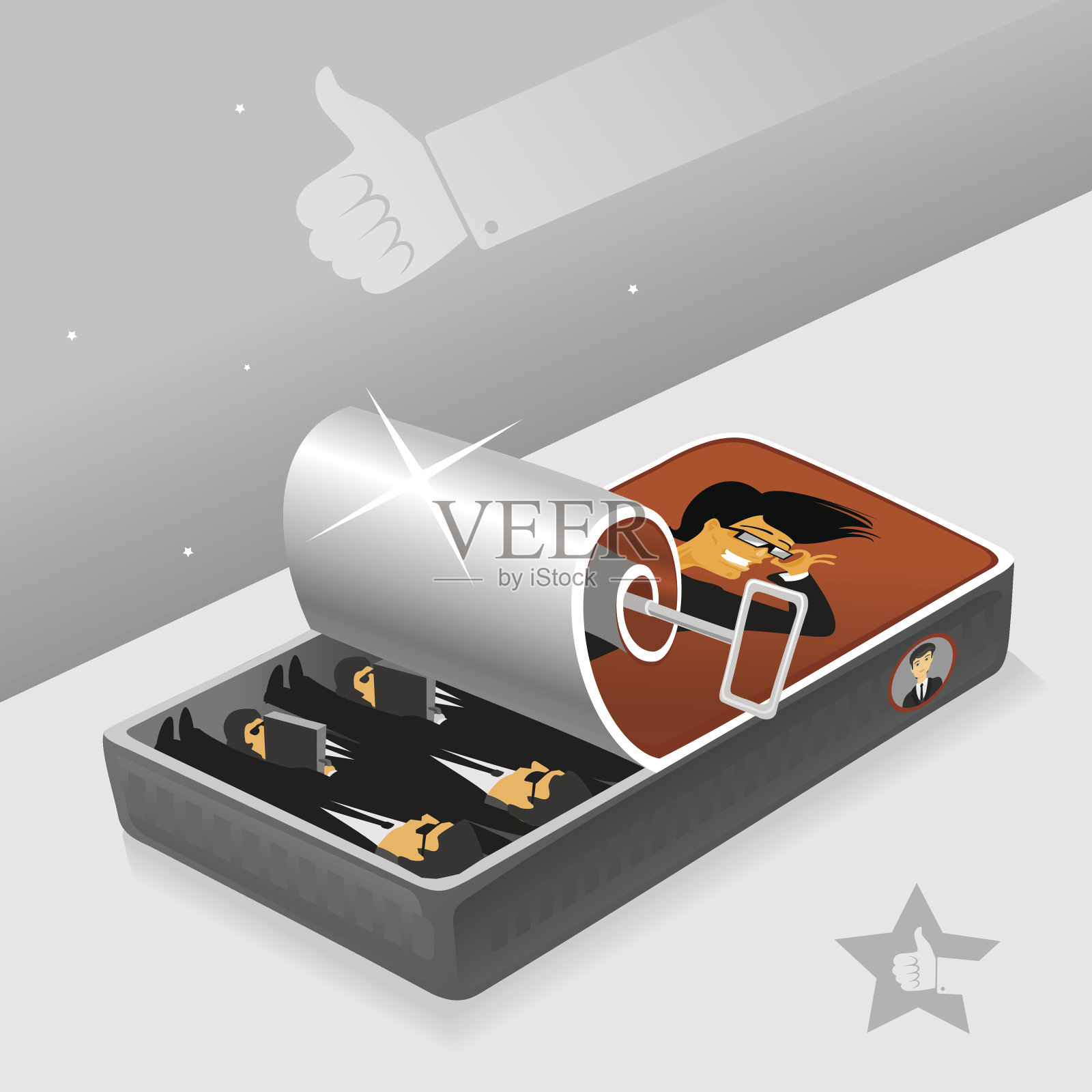 业务团队插画图片素材