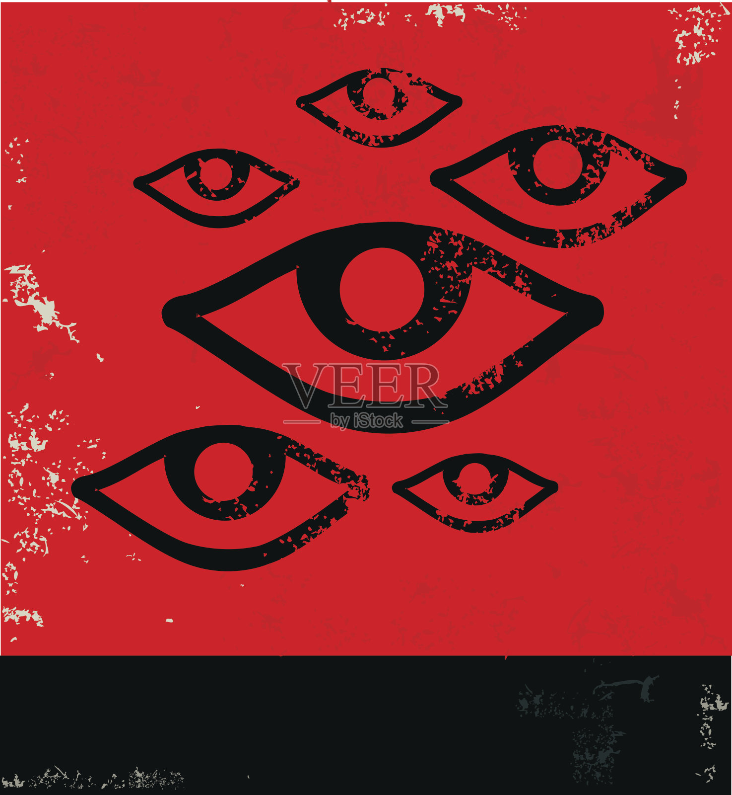 眼睛的象征,向量插画图片素材