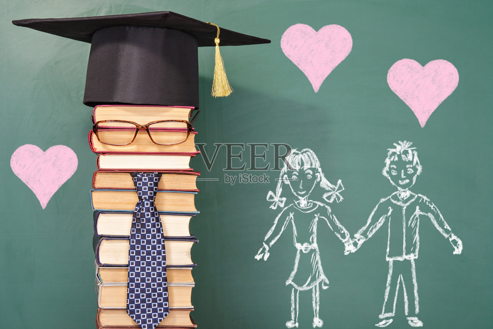 我爱我的老师，风趣的学校教育理念照片摄影图片