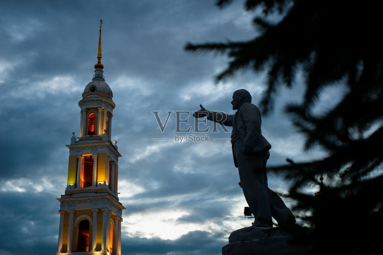 列宁在俄罗斯的Kolomna照片摄影图片