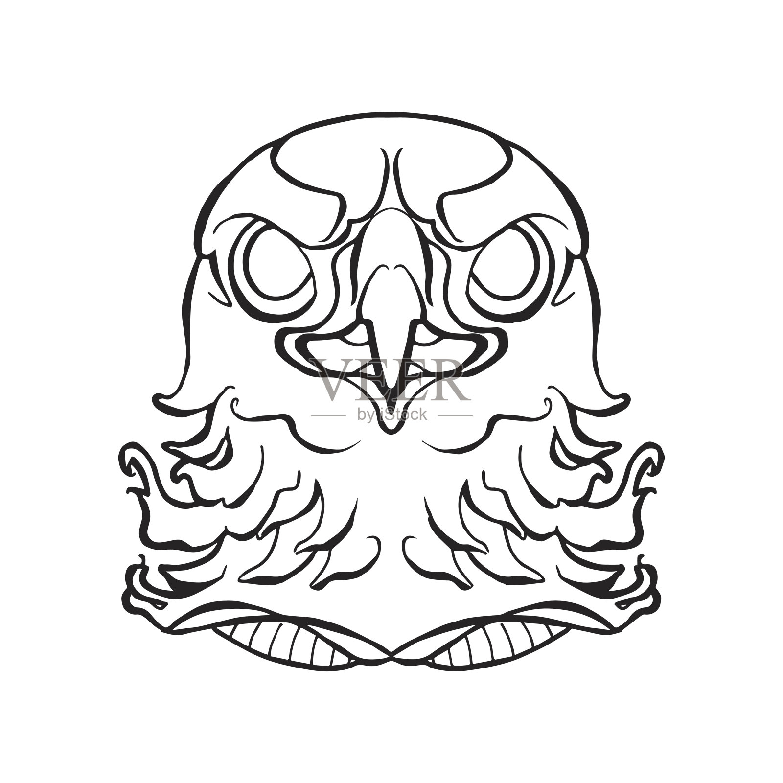 可爱的猫头鹰设计元素图片