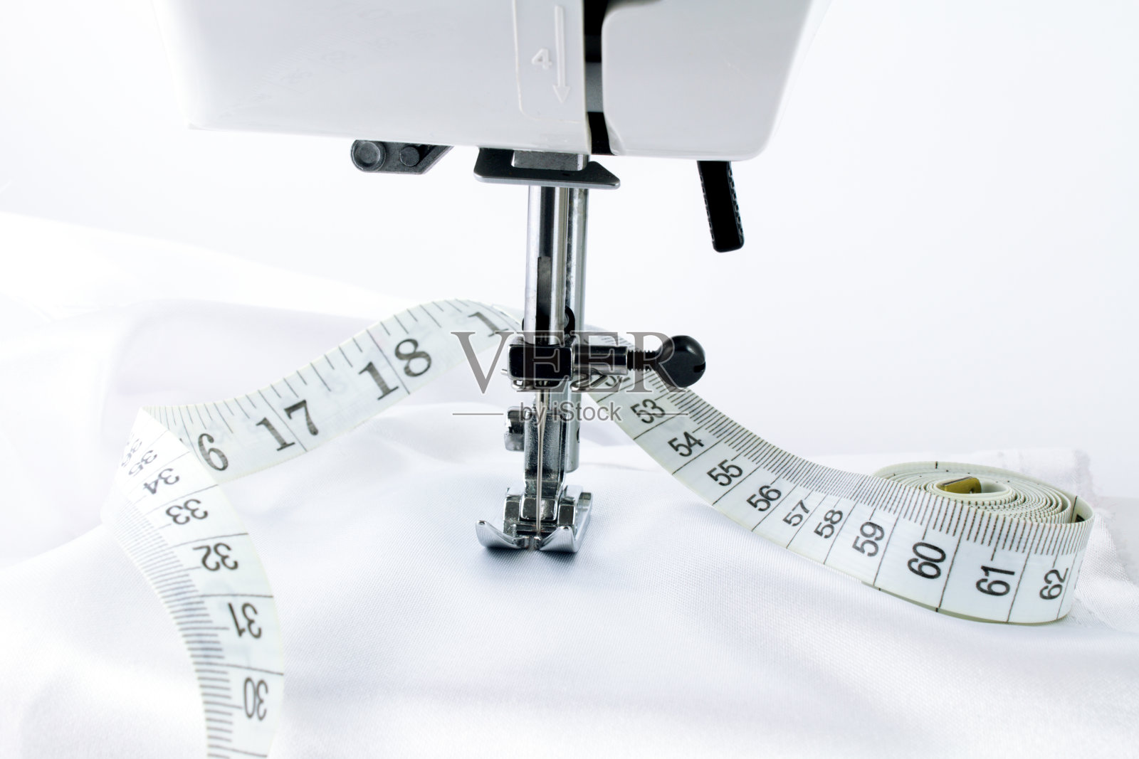 缝纫机的细节照片摄影图片