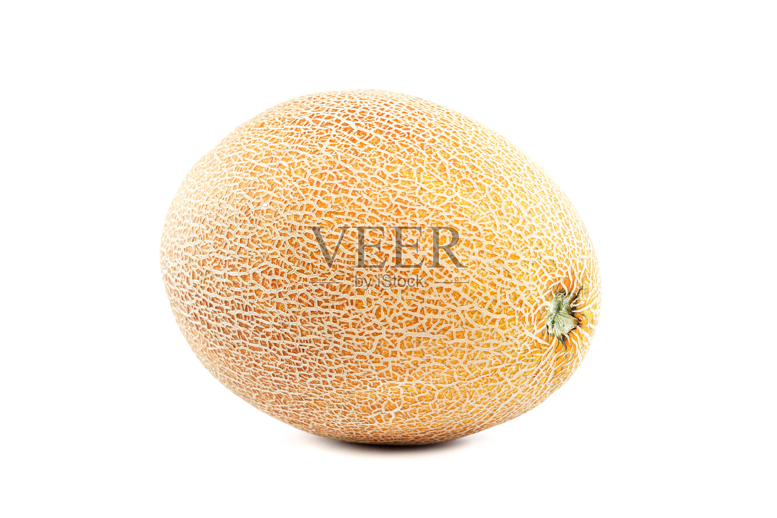 孤立在白色背景上的甜瓜。照片摄影图片