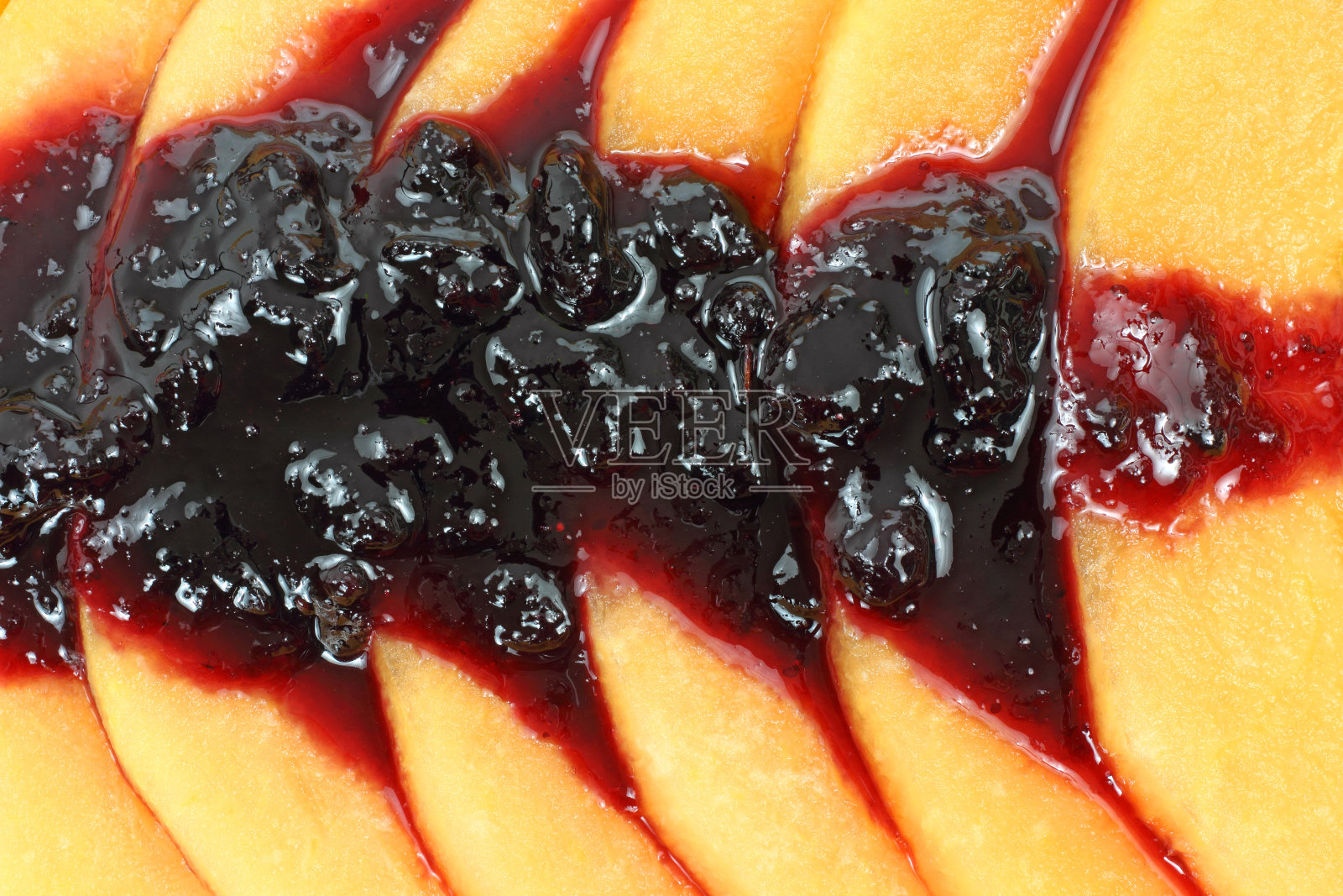 蓝莓甜瓜酱照片摄影图片