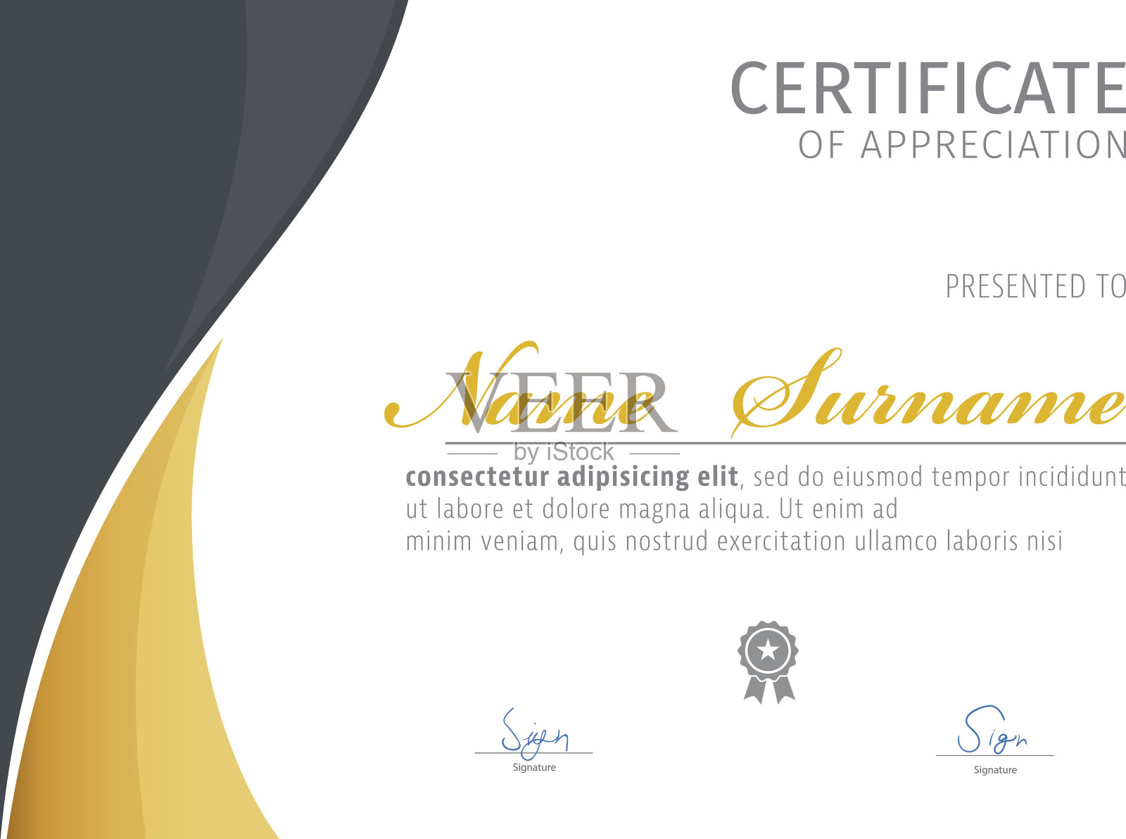 矢量模板证书，现代文凭插画图片素材