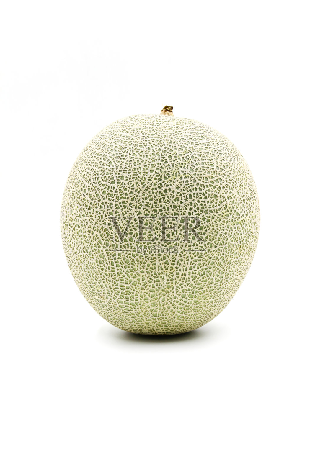 绿瓜孤立在白色背景上照片摄影图片