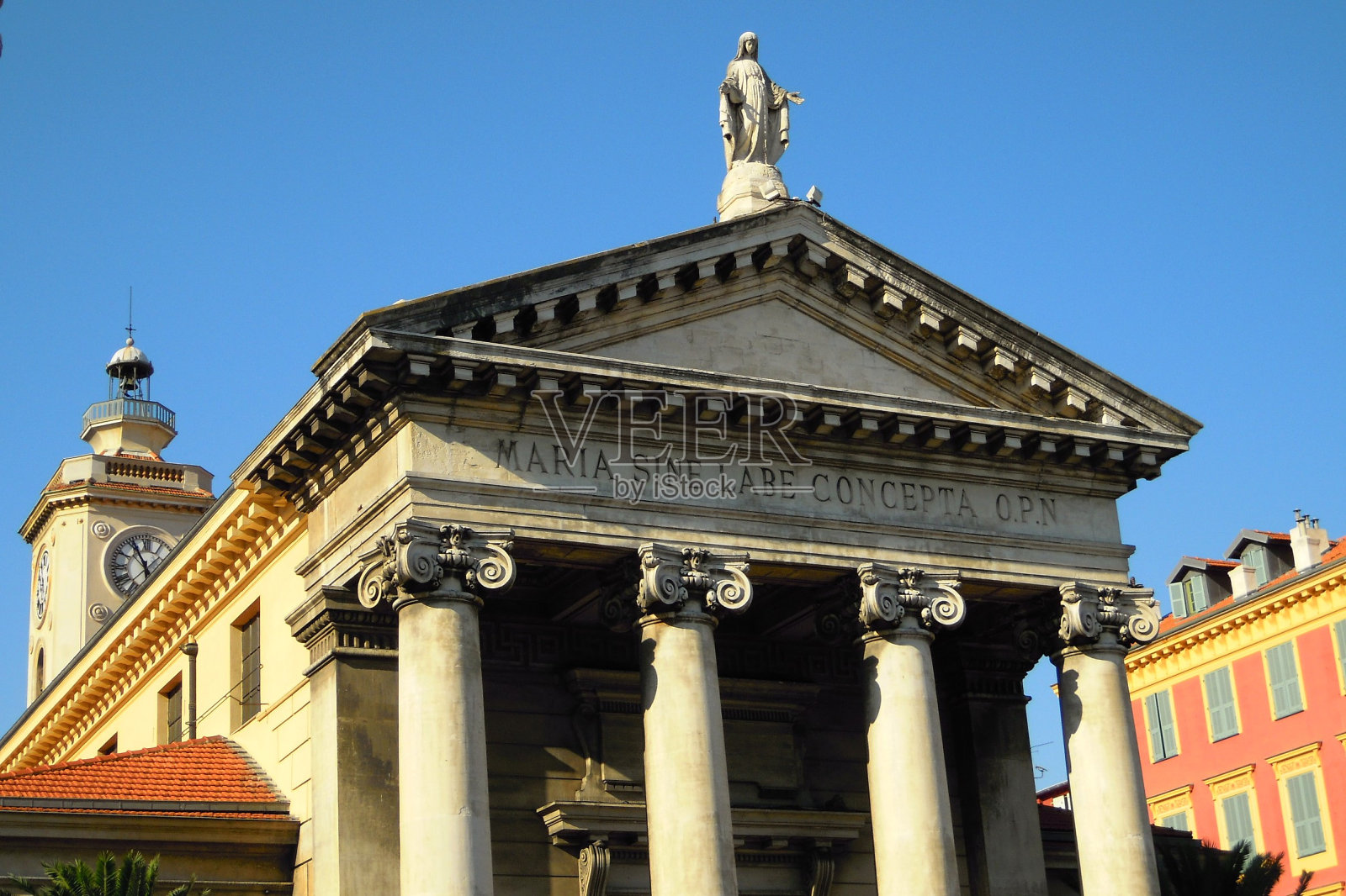 法国尼斯的教堂照片摄影图片