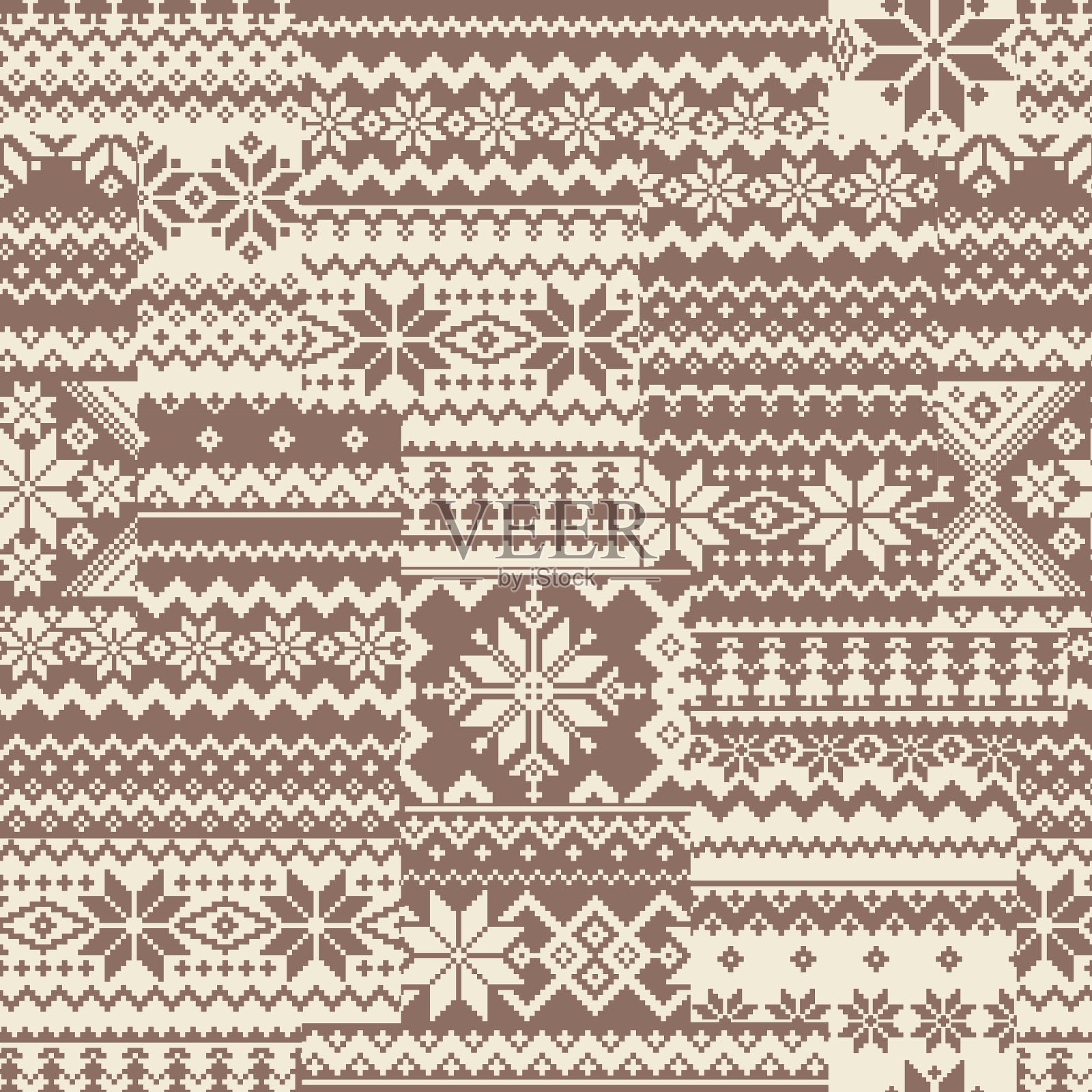 北欧设计模式插画图片素材