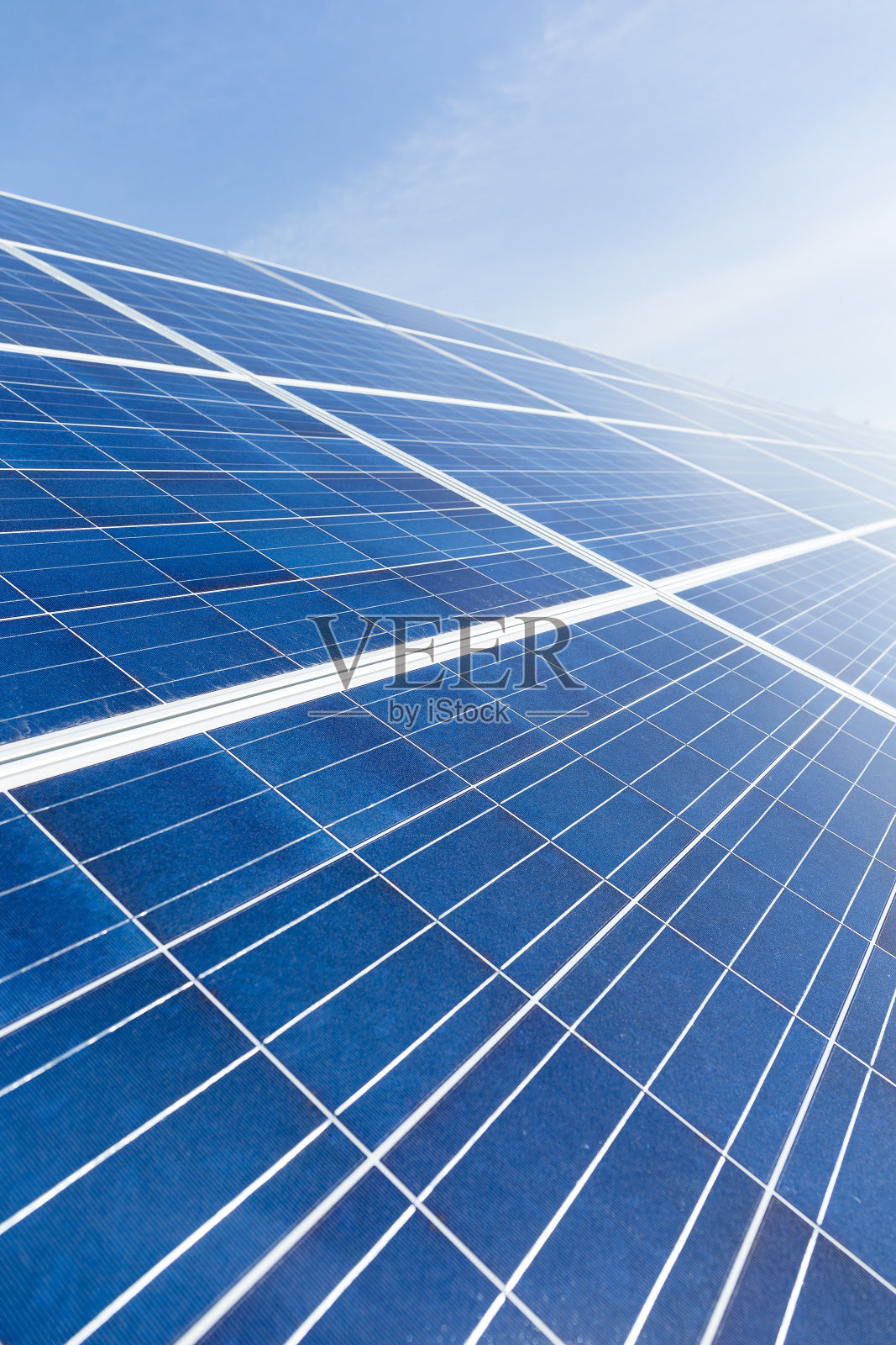 太阳能电池板的特写照片摄影图片