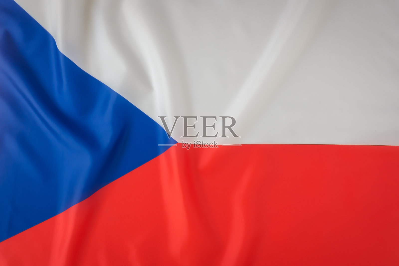 捷克国旗照片摄影图片