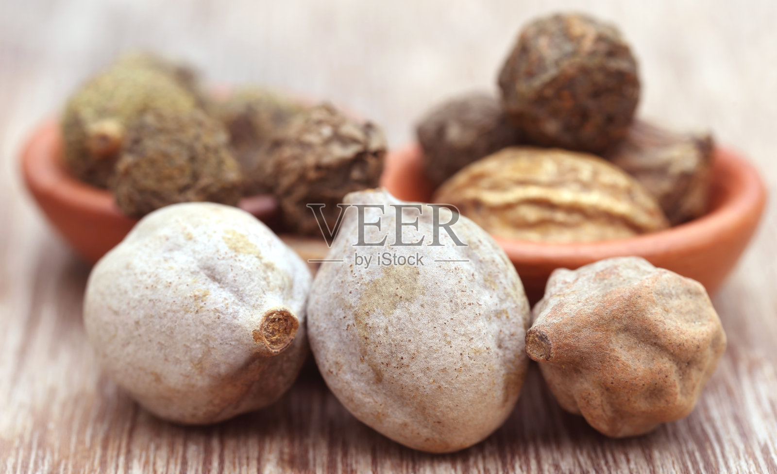 Triphala，阿育吠陀水果的组合照片摄影图片
