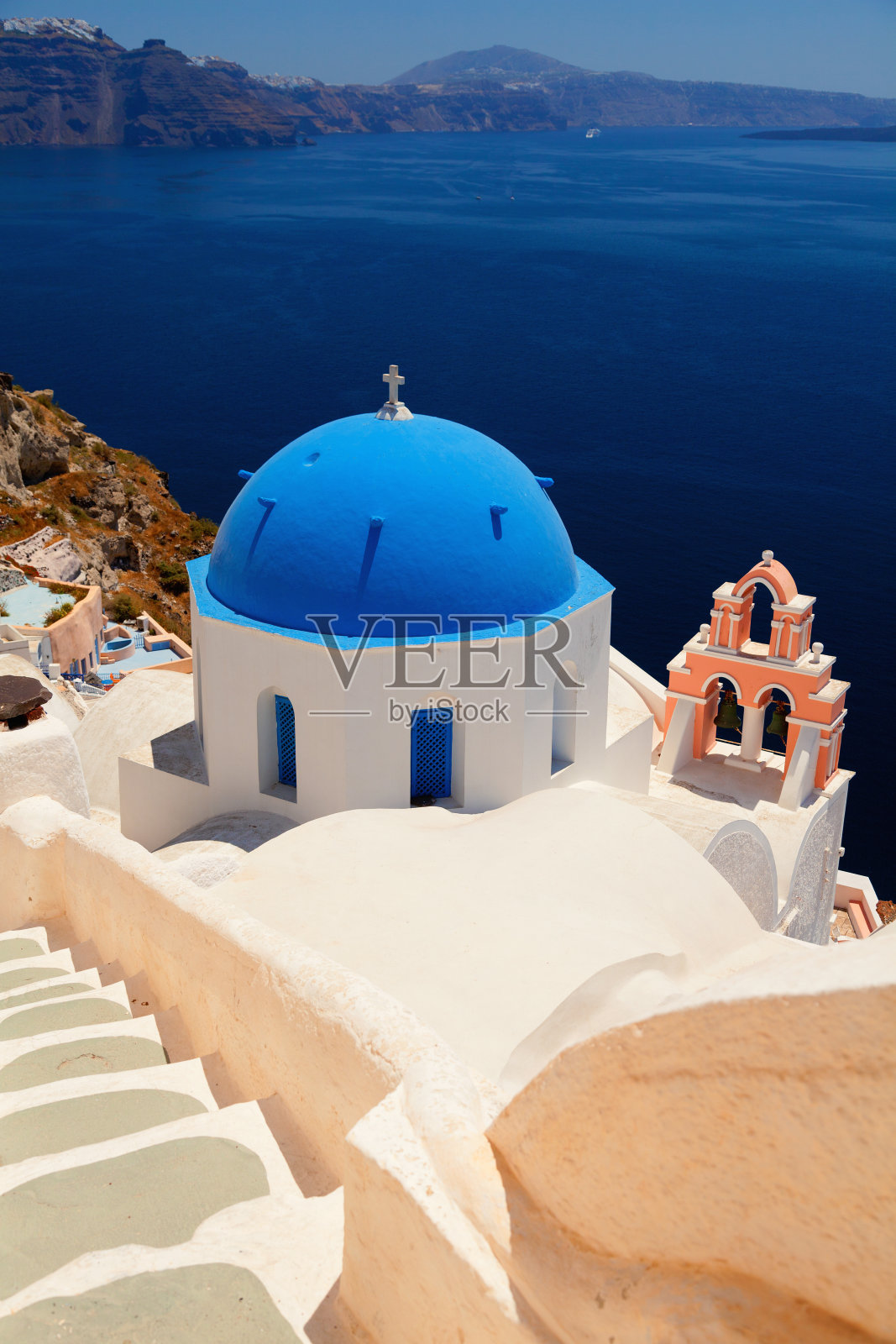奥亚， 圣托里尼照片摄影图片