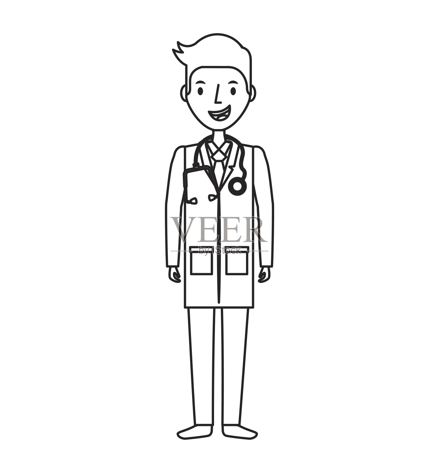 专业医生角色设计元素图片