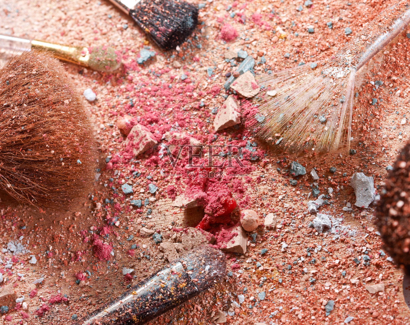 碎眼影膏照片摄影图片