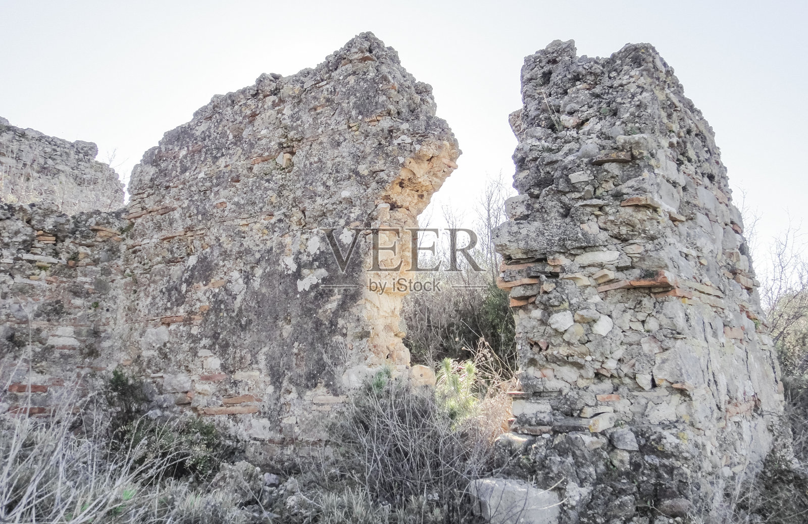 土耳其的阿斯潘多斯(Aspendus)遗址照片摄影图片