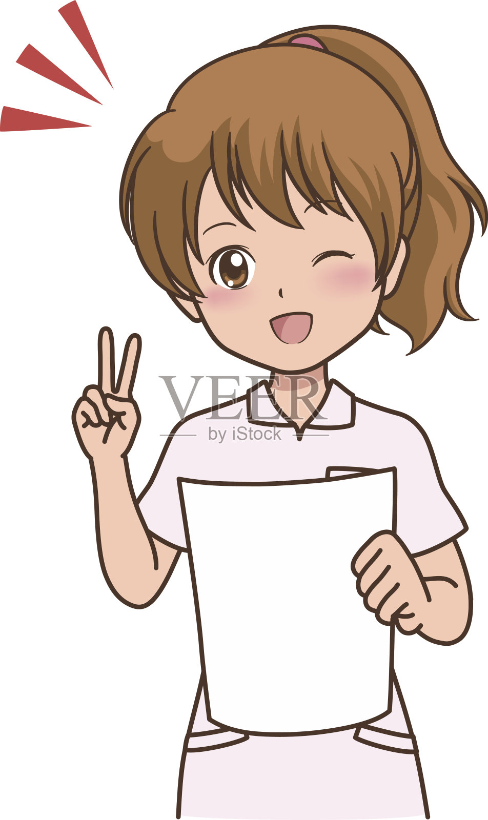 一个拿着书的男孩设计元素图片