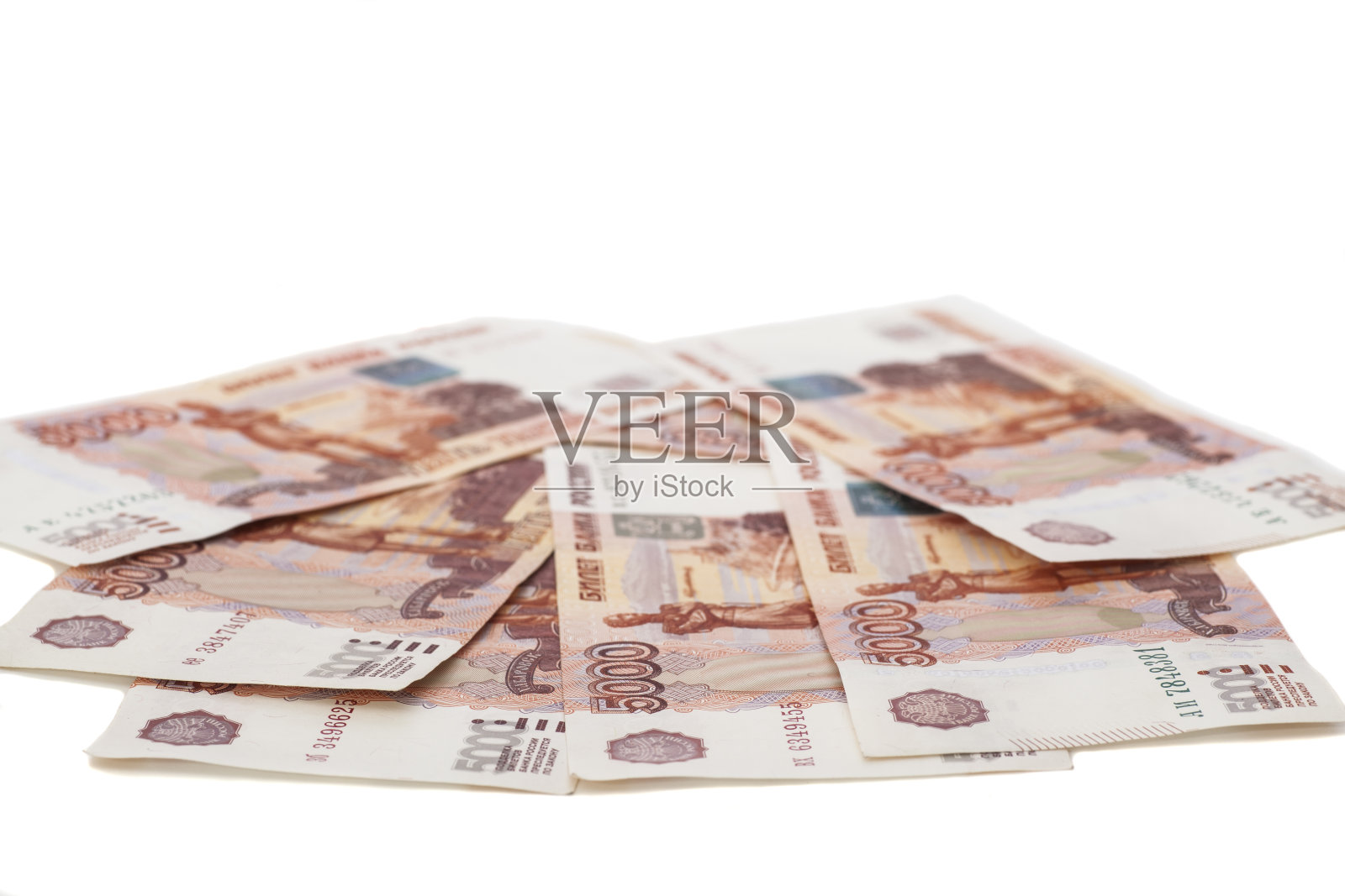 俄罗斯钞票尊严5000卢布照片摄影图片