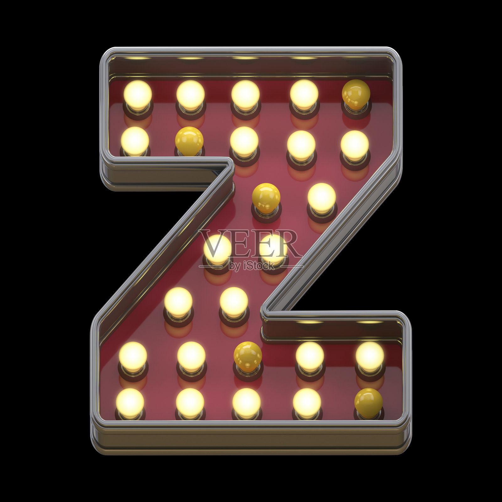 灯灯标志字体插画图片素材