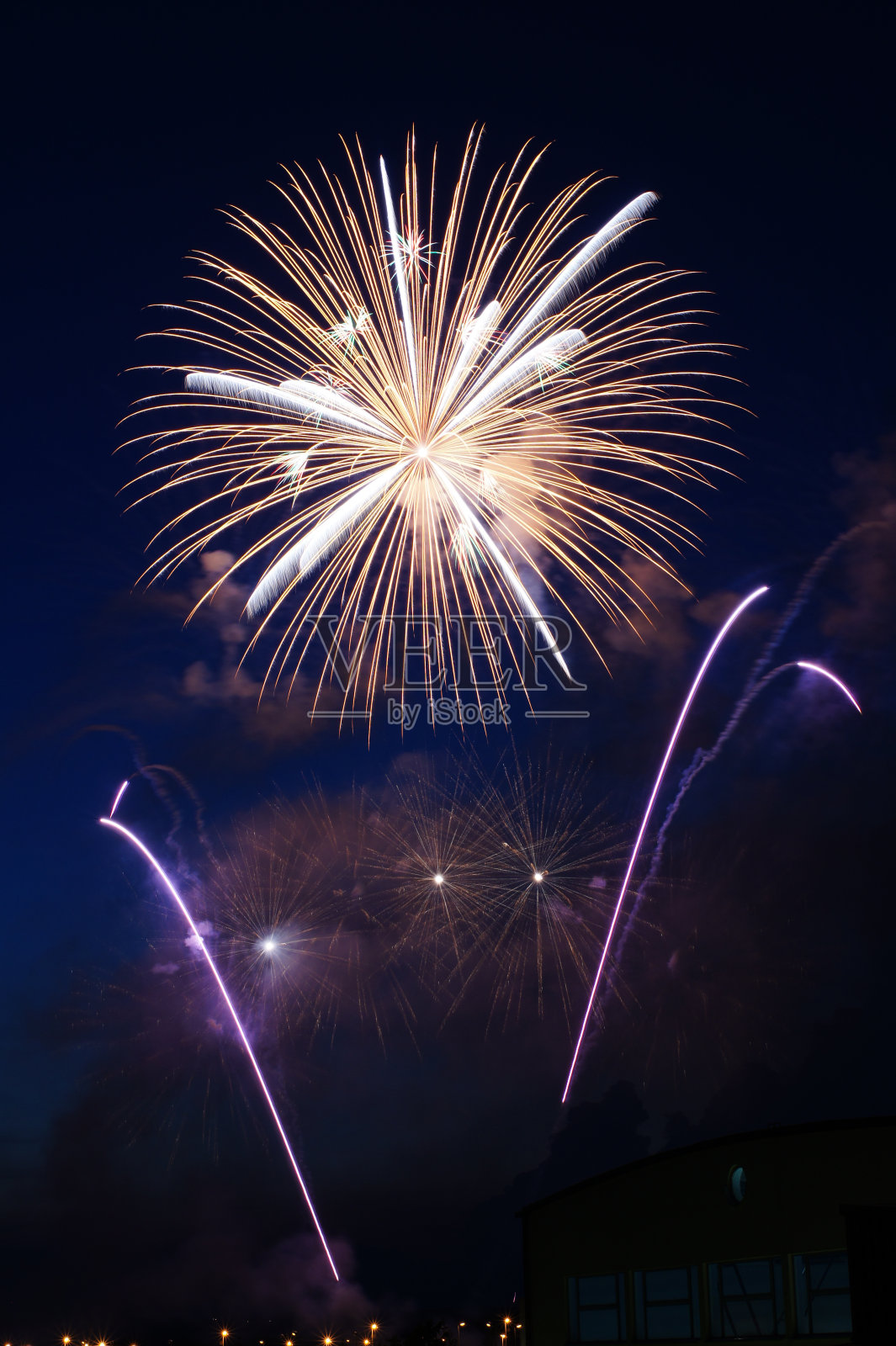 烟花照片摄影图片