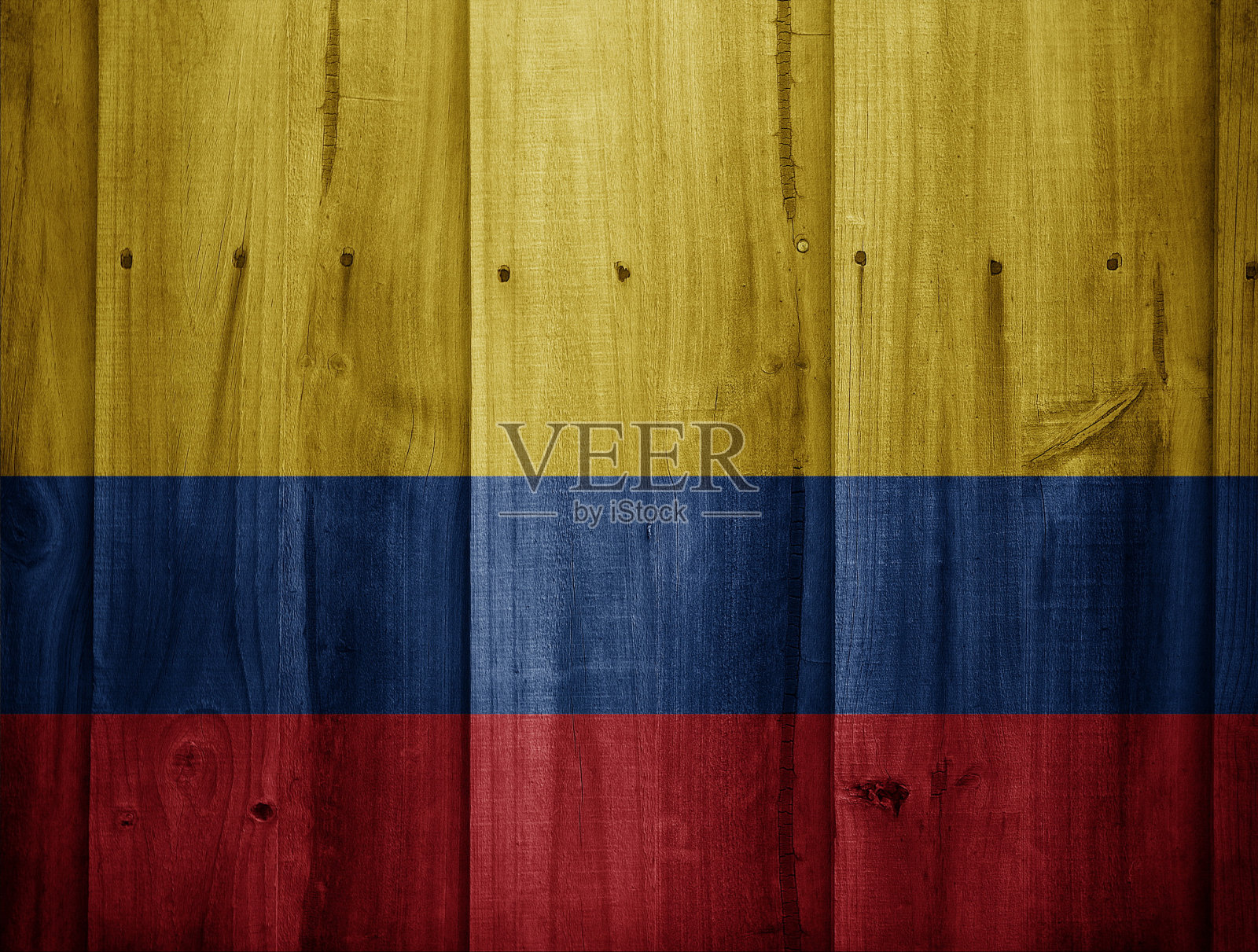 带有旗帜的木质纹理照片摄影图片