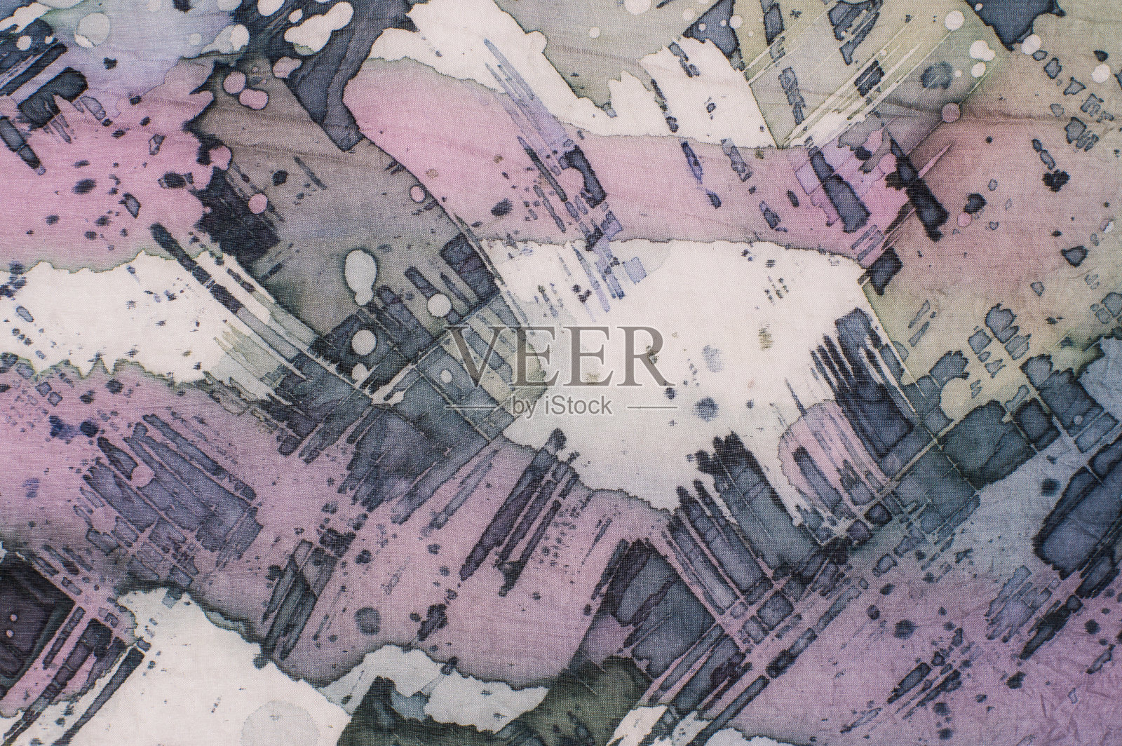 抽象，碎片，热蜡染，背景纹理，手工插画图片素材